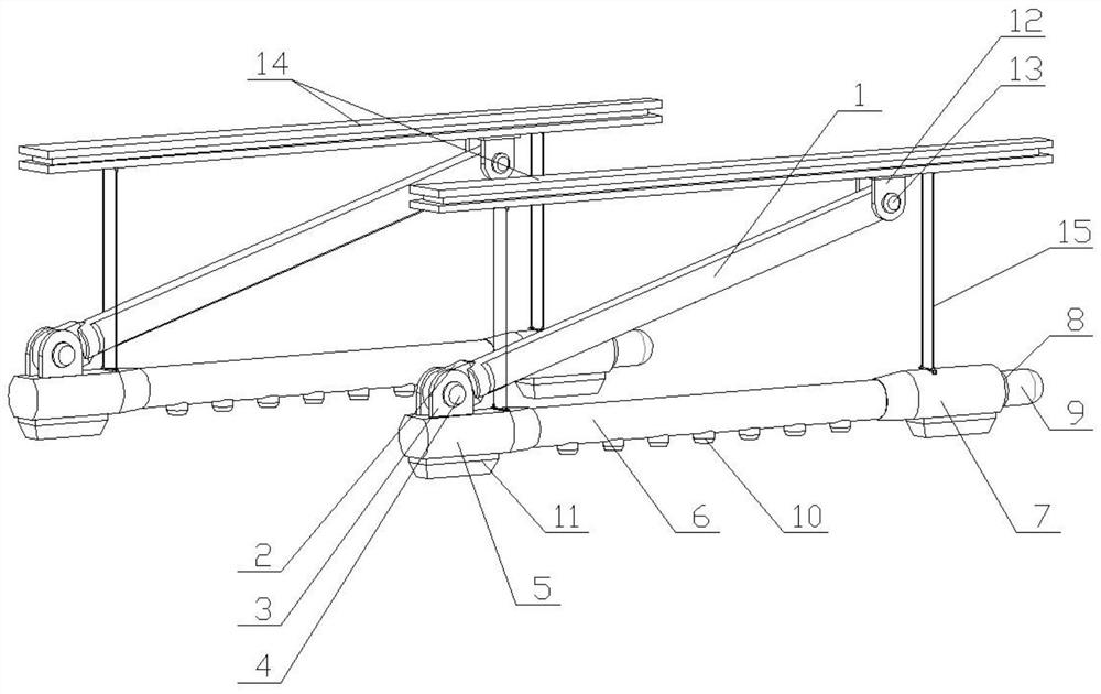 Loading unmanned aerial vehicle take-off and landing frame