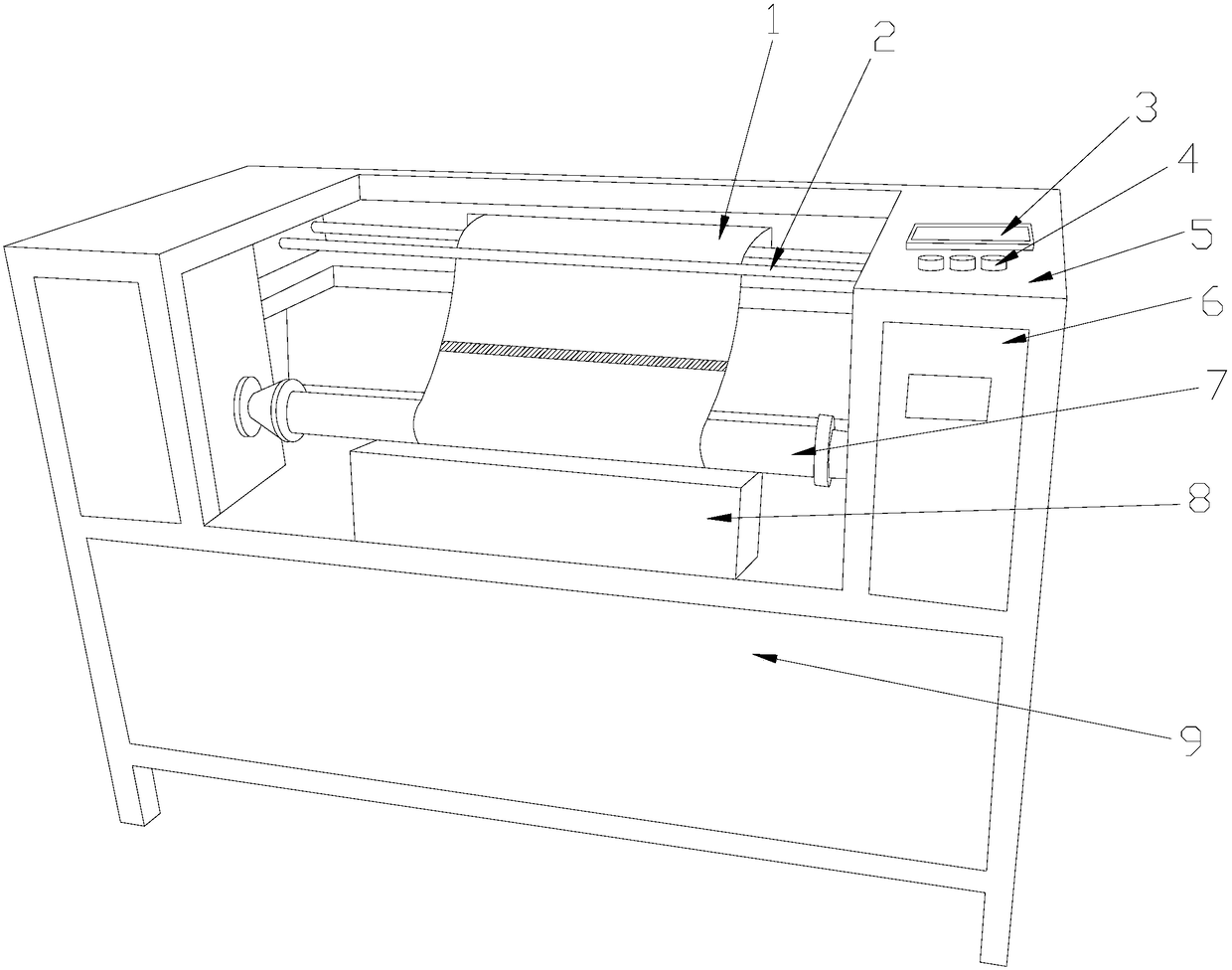 Plastic bag arranging mechanism used for bag making machine