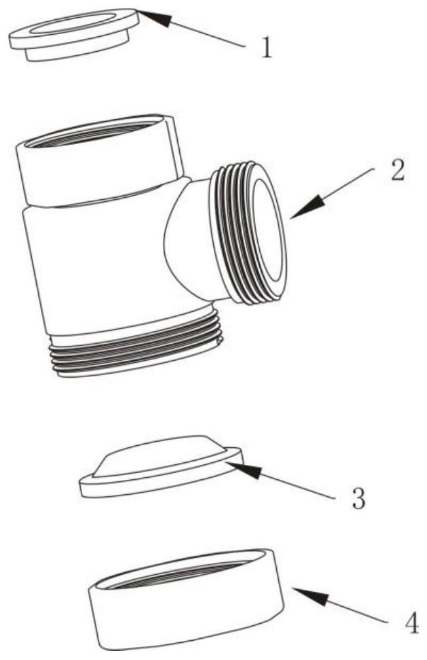 Odor-resistant drainage joint and drainage pipeline