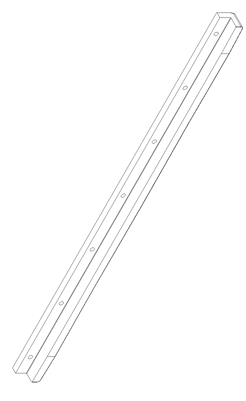Processing method of twisted guide rail