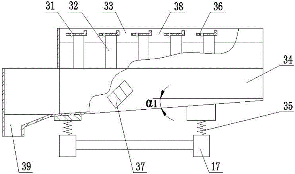 Integral vibration measuring discharge and partial cycle grain drying machine