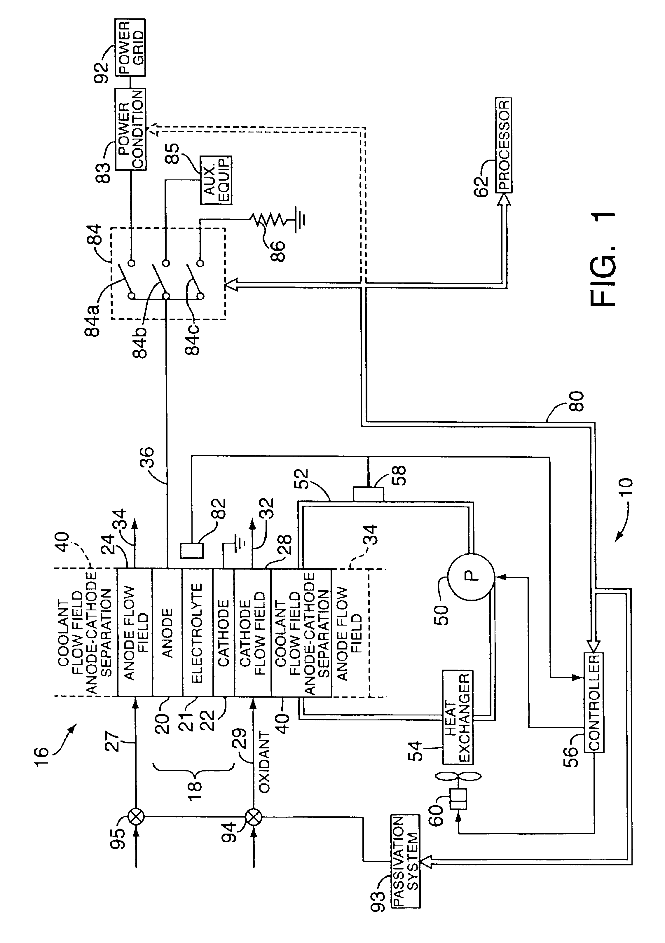 Method and apparatus for operating a fuel cell system
