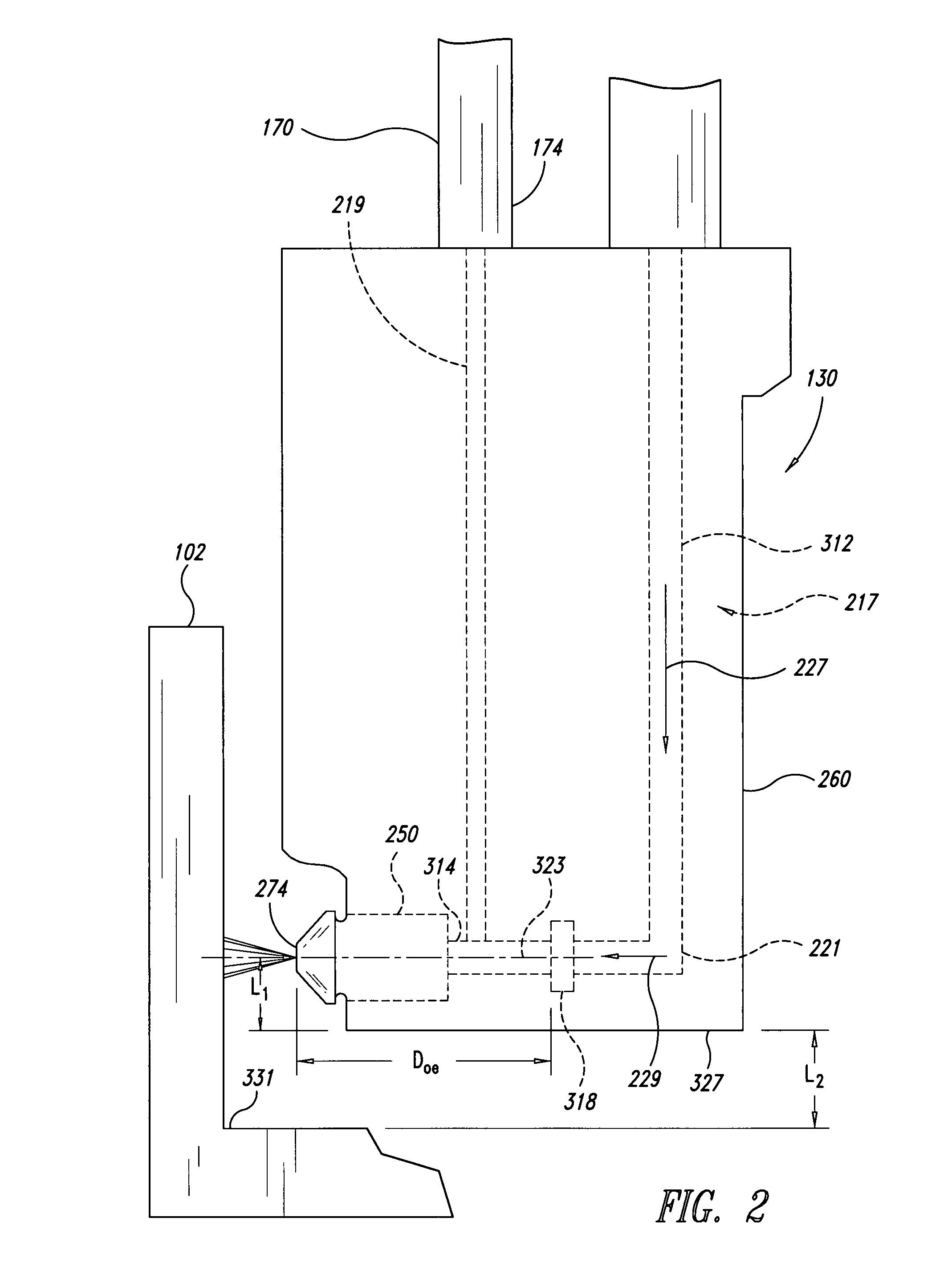 Apparatus and process for formation of laterally directed fluid jets