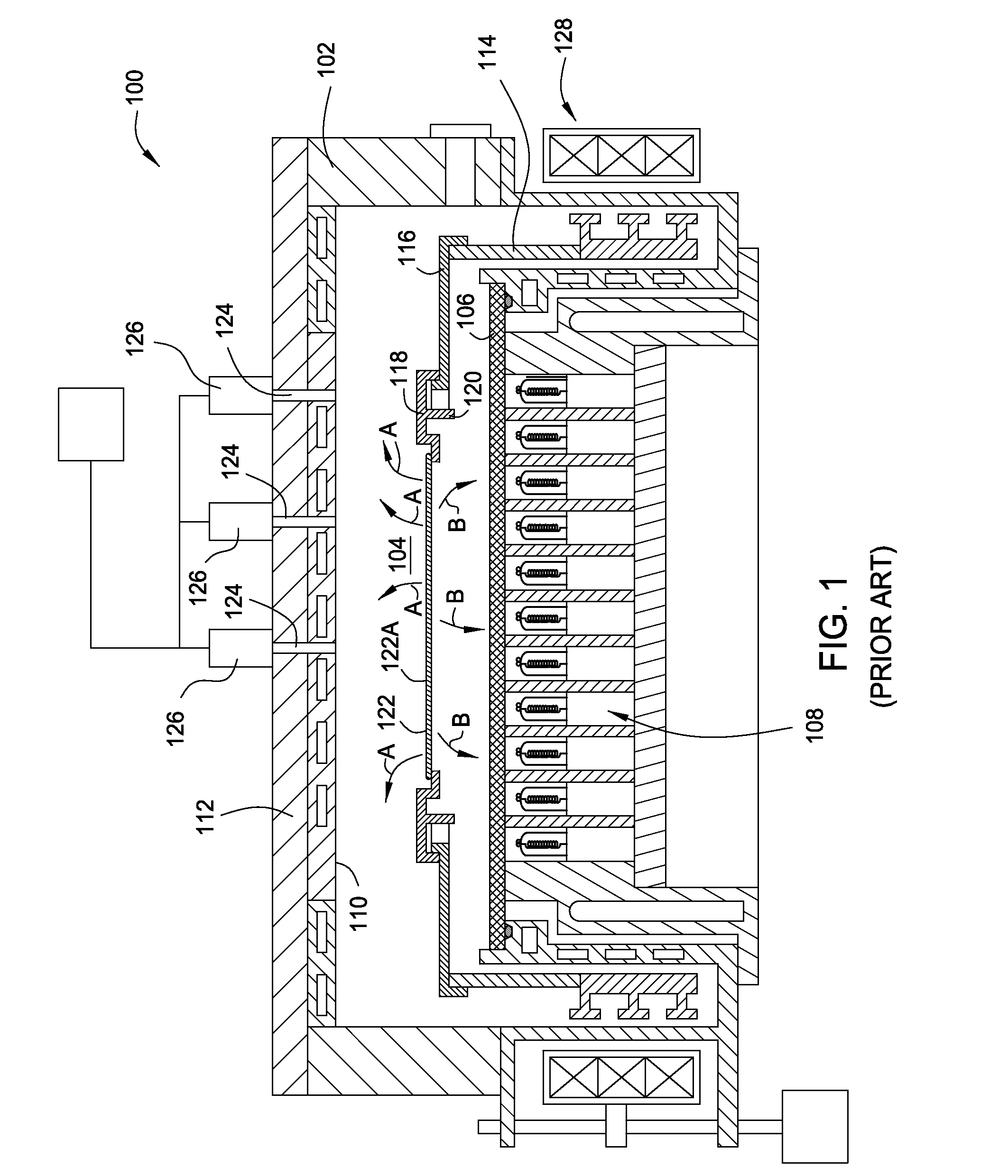 Apparatus for reducing the effect of contamination on a rapid thermal process