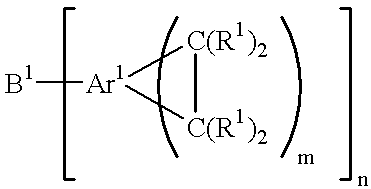 Acid functional polymers based on benzocyclobutene