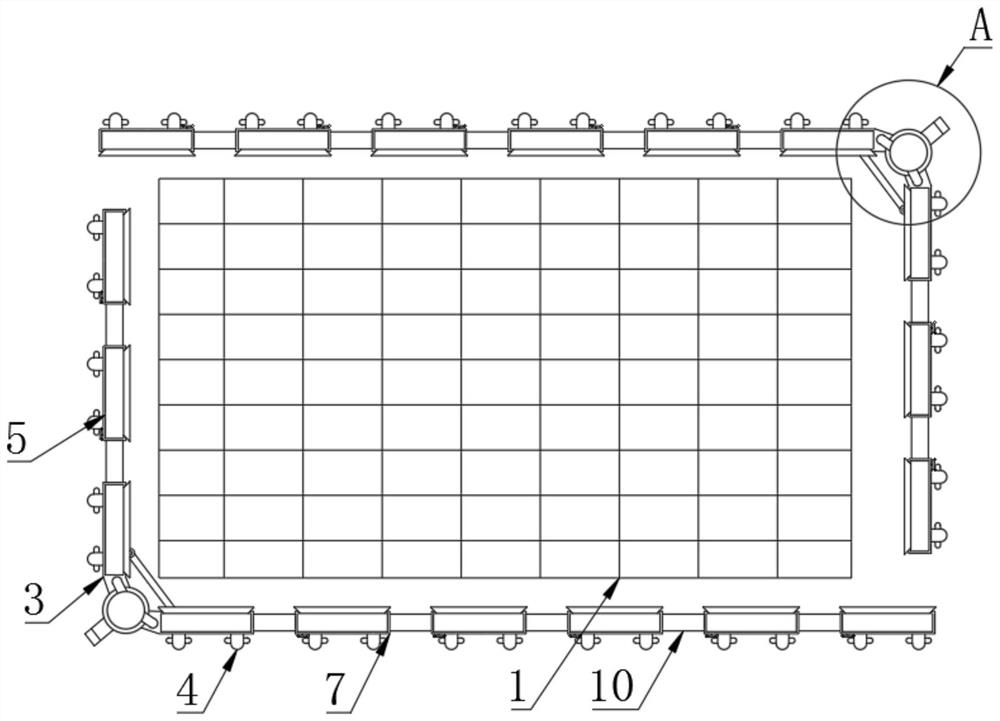 Brick watering maintenance device for building construction