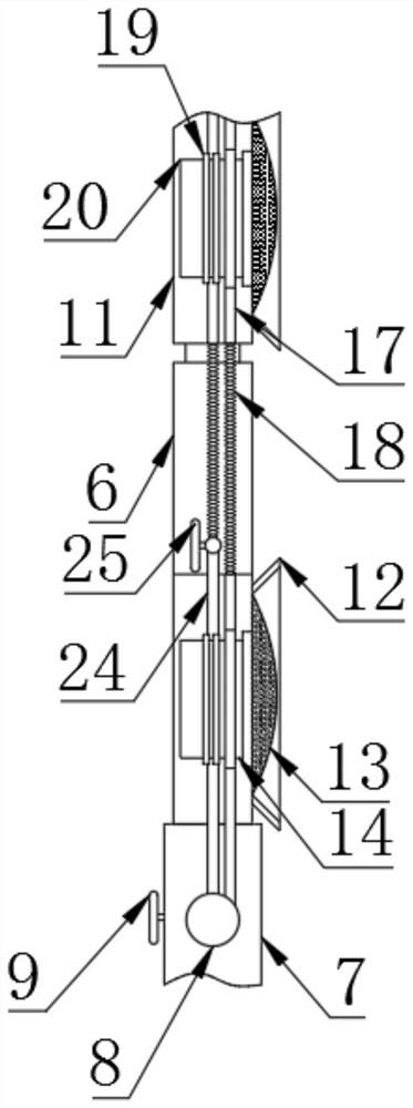 Brick watering maintenance device for building construction