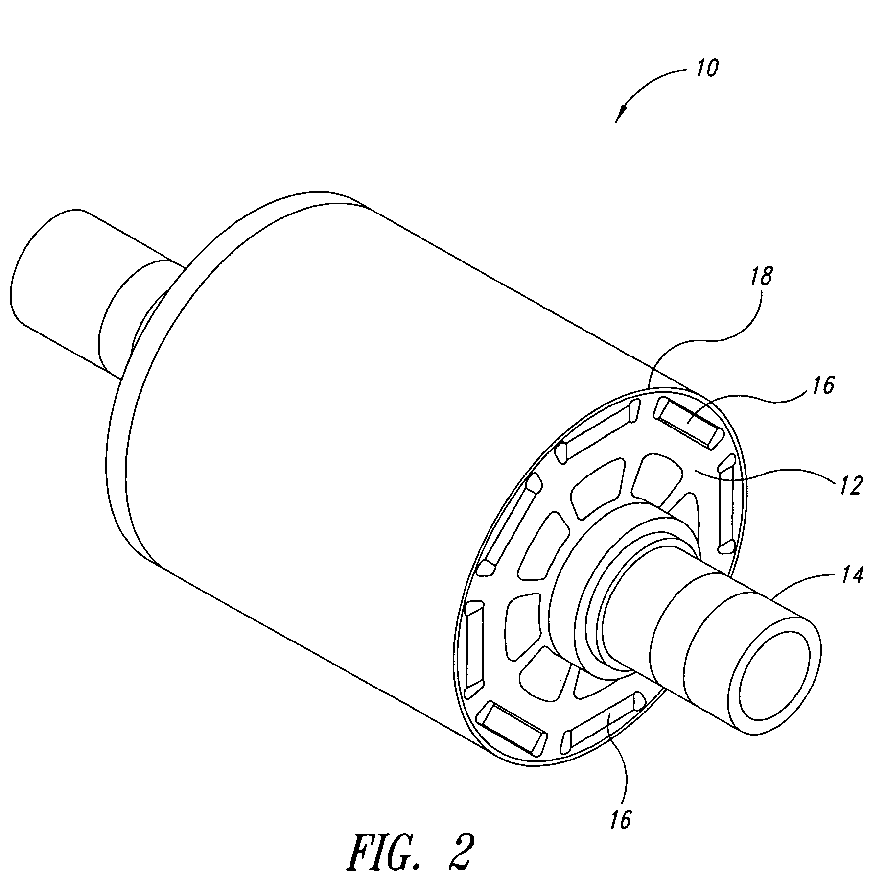 Rotor hub and assembly for a permanent magnet power electric machine