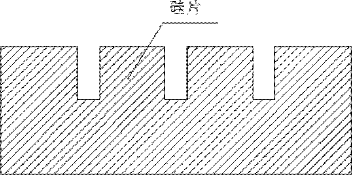 Method for filling micropores by utilizing tin whisker growth