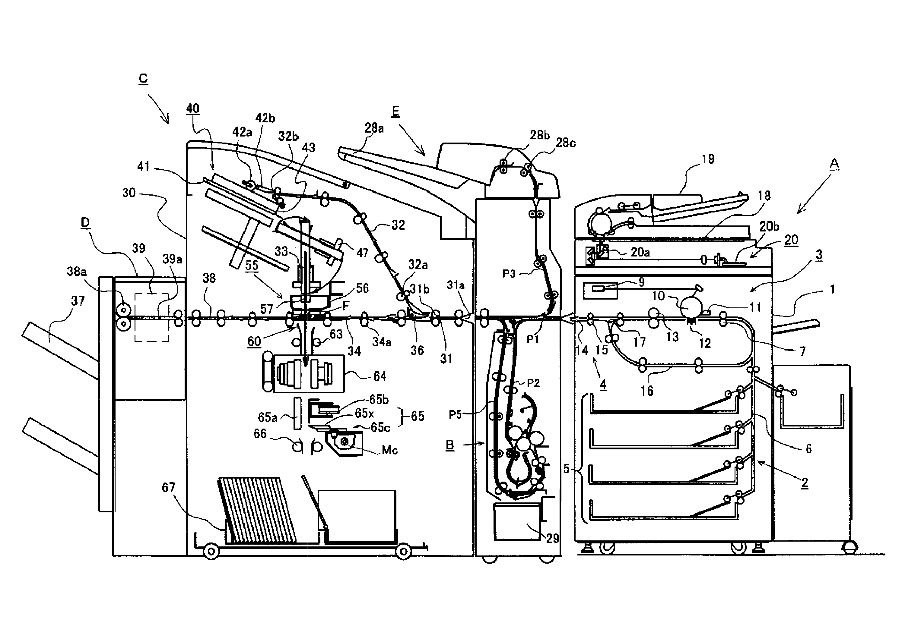Bookbinding Method and Bookbinding Unit, and Image-Forming System