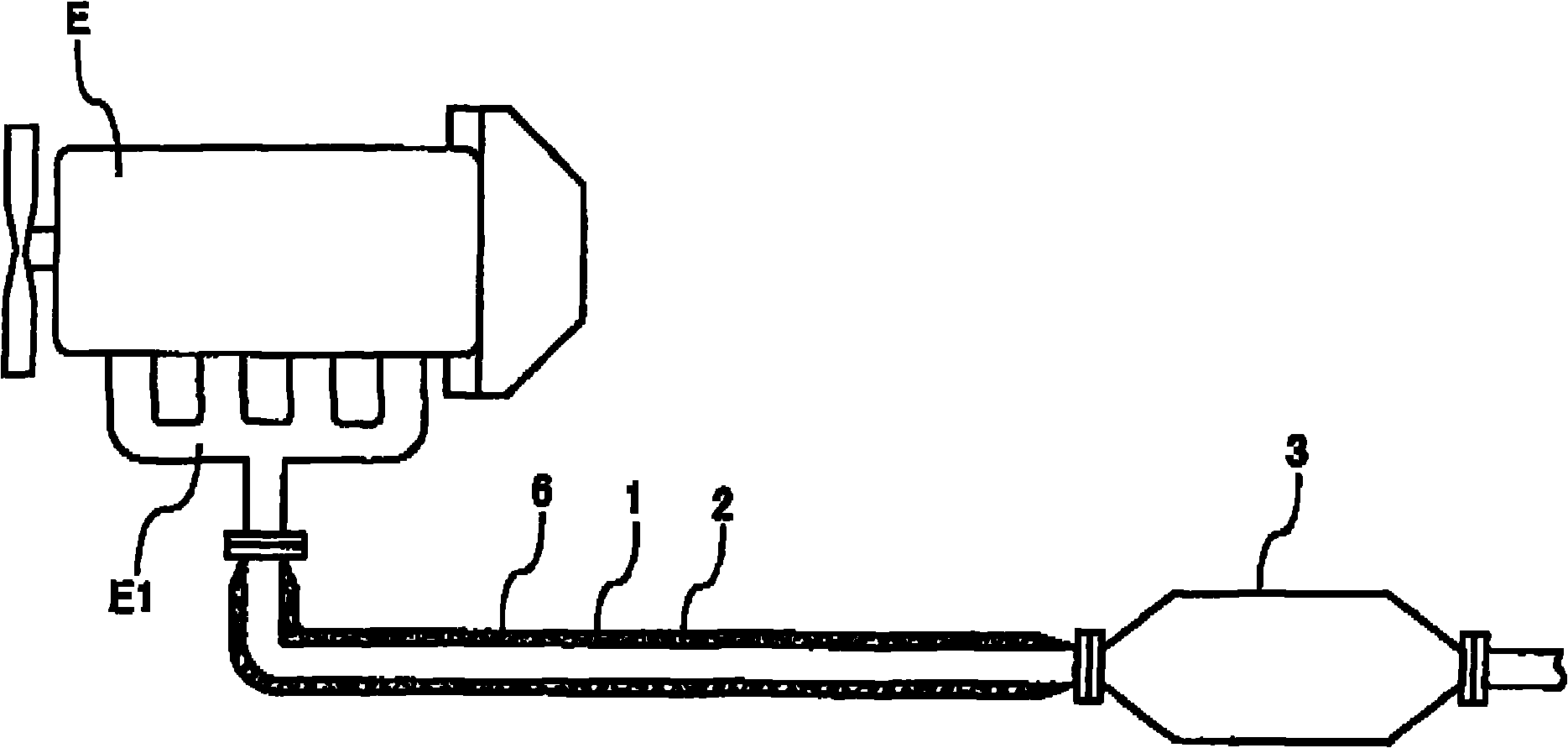 Heat insulator for a vehicle exhaust pipe and methods for manufacturing the same
