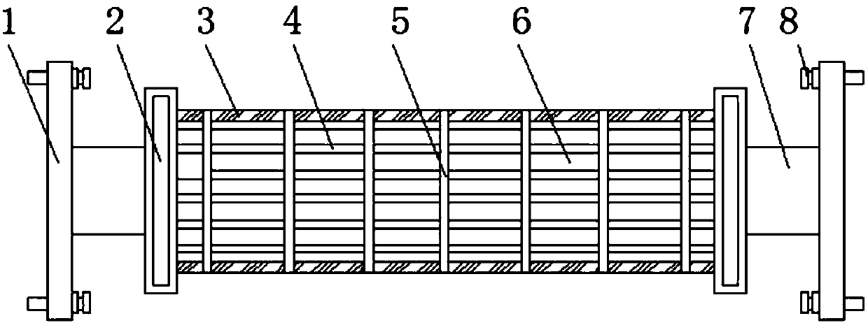 Connecting structure for heat exchanger