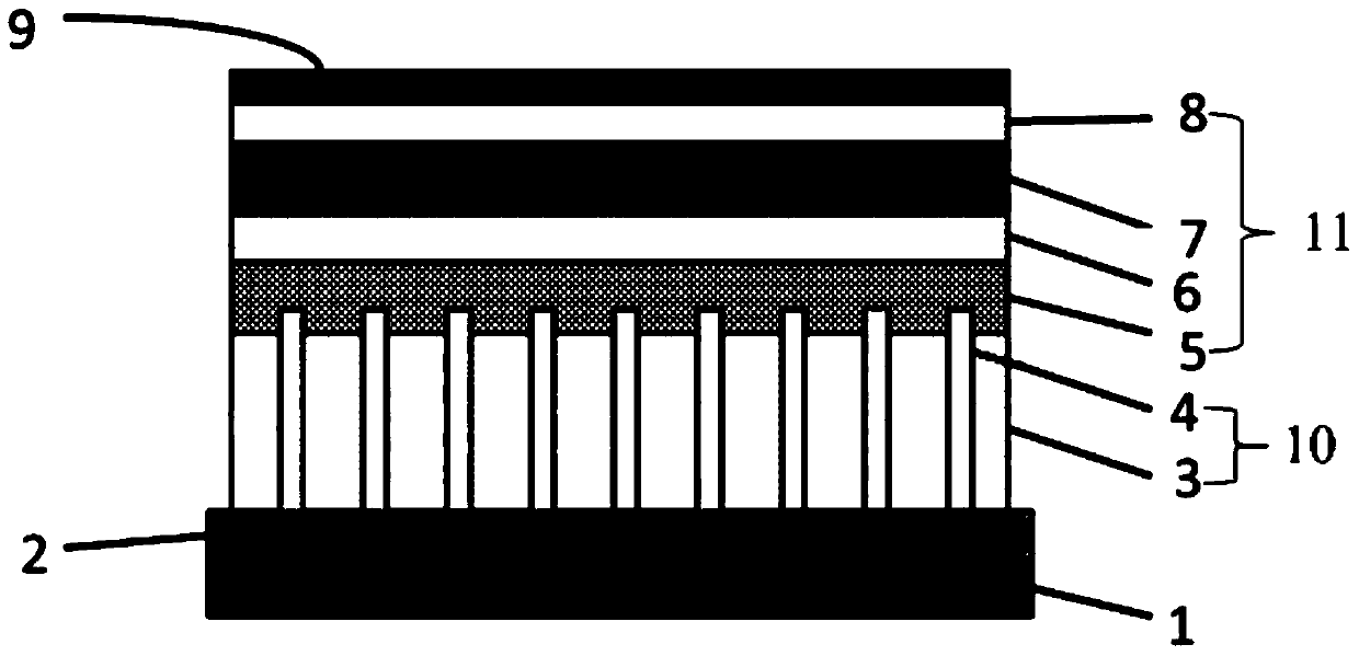 Nano light-emitting array, manufacturing method thereof, and nano light-emitting device