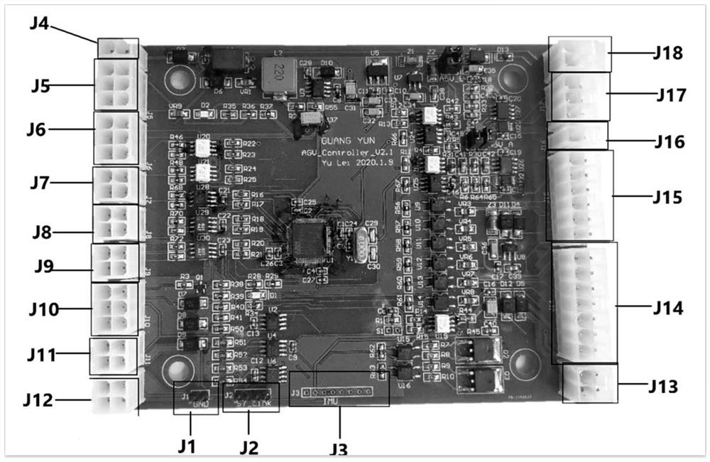 Intelligent controller for improving manual electrically-driven forklift into robot