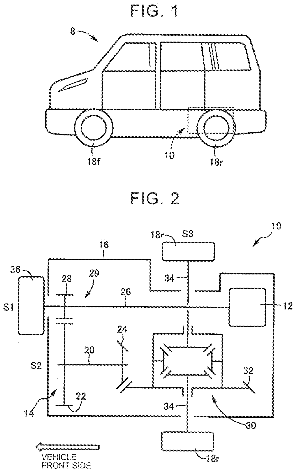 Electric drive device for vehicle