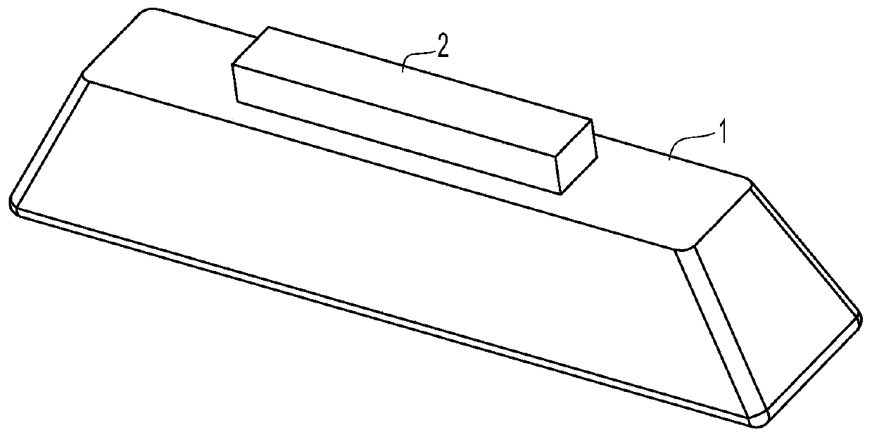 Preparation method of wear-resistant steel block for insert