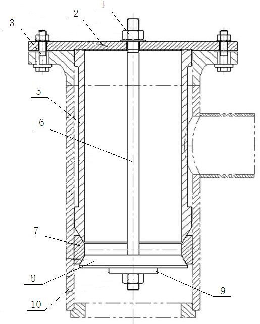 Anti-deformation supporting device for assembling and welding nozzle connecting pipe