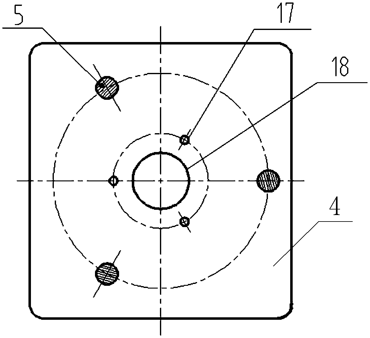 Assembly and disassembly device for stator and rotor of radial permanent magnet motor