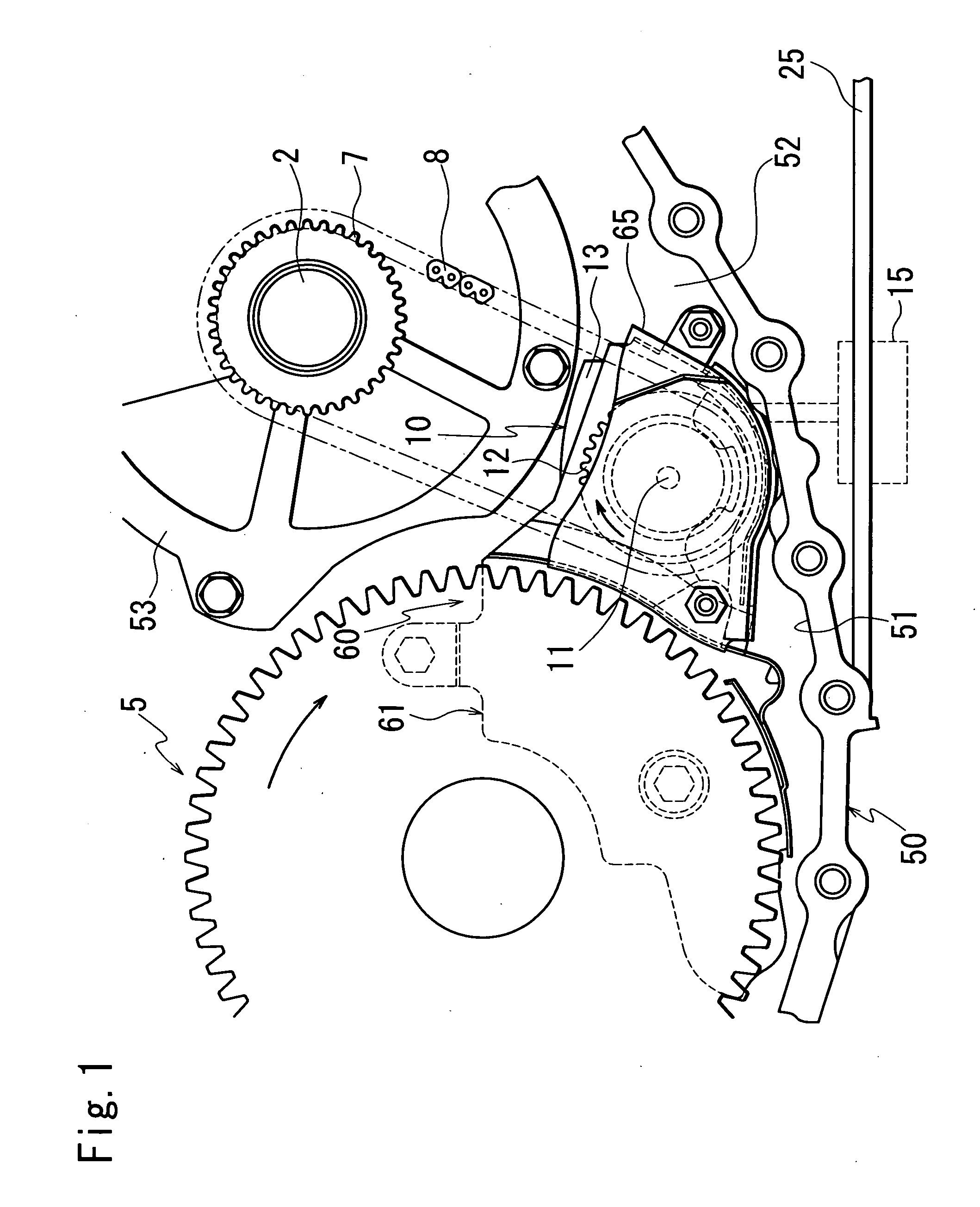 Oil separating structure of automatic transmission