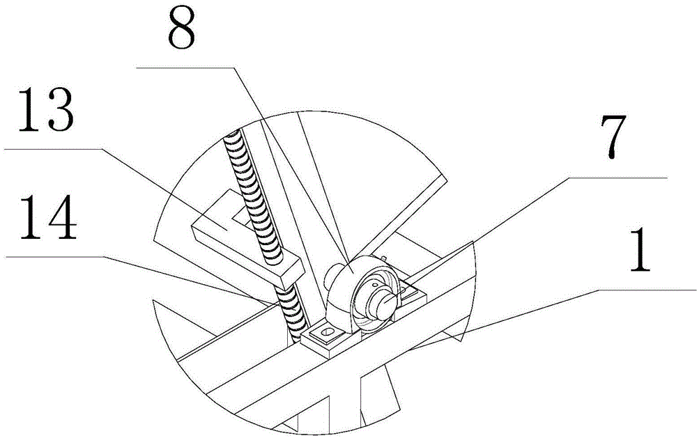 Automatic delivering platform of bagged feed