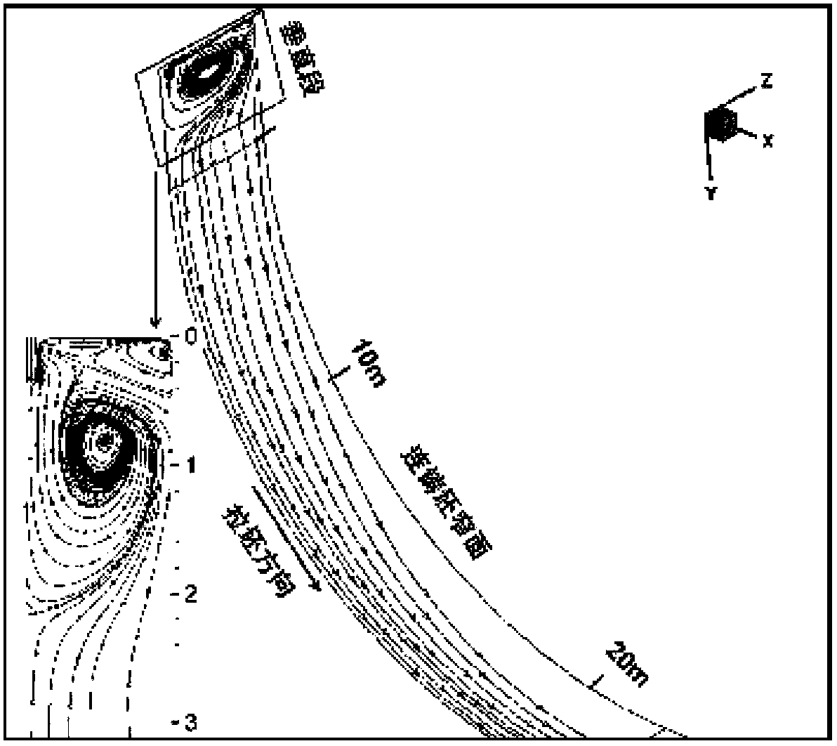 Method for removing inclusions by means of determining height of vertical section of continuous casting machine for extra-thick slabs