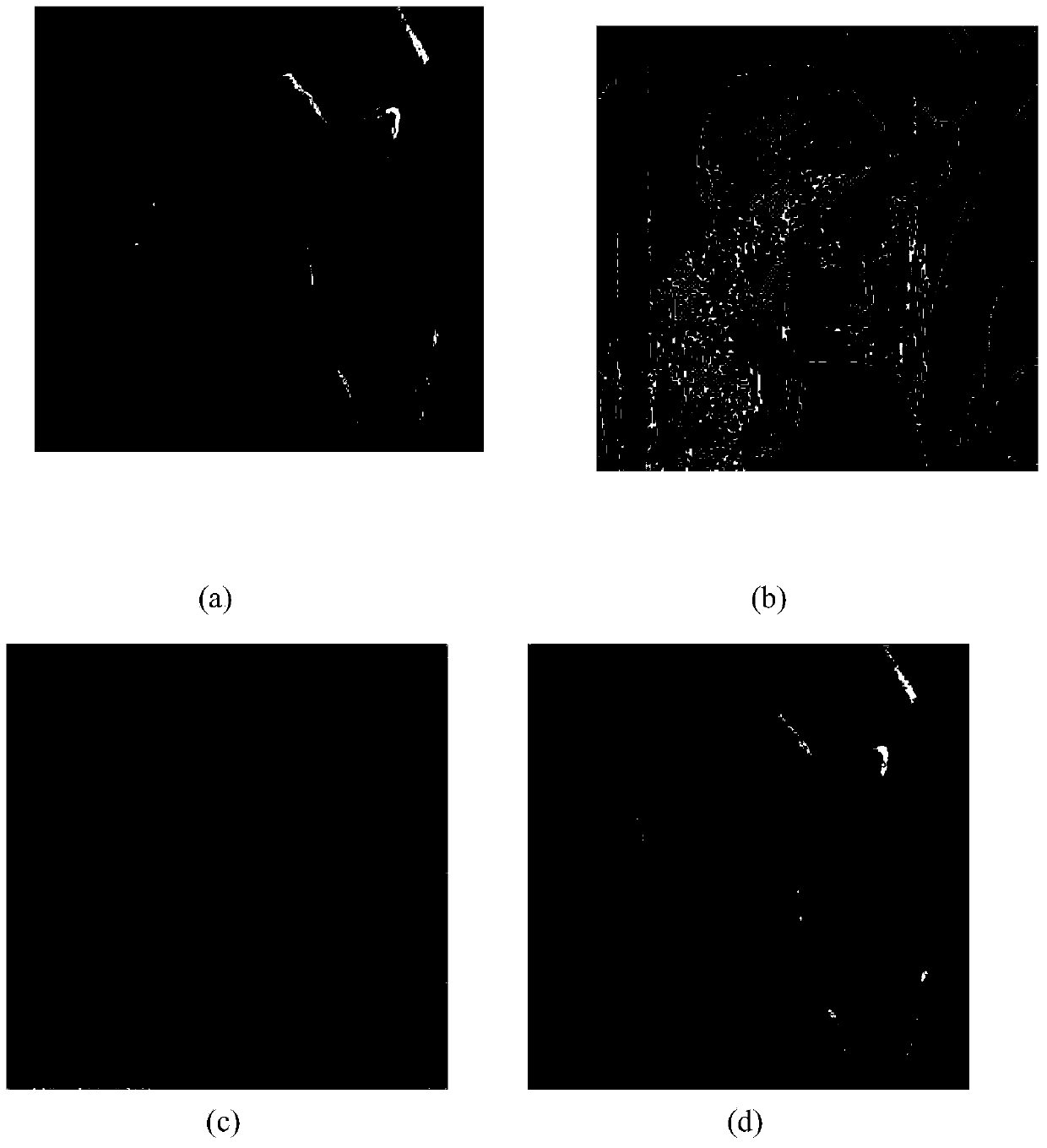 A compressed sensing compensation method based on an edge extraction and image fusion technology