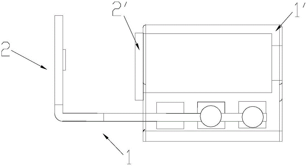 Square clamping piece positioning bracket