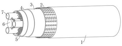 Flexible high-temperature-resistant transmission signal cable