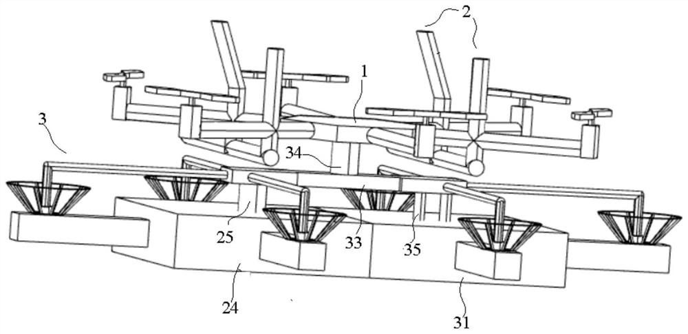 An aerial intelligent spraying construction robot