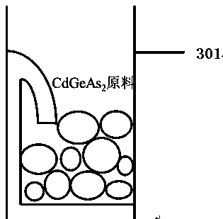 CdGeAs2 single-crystal growing method capable of compensating for cadmium element