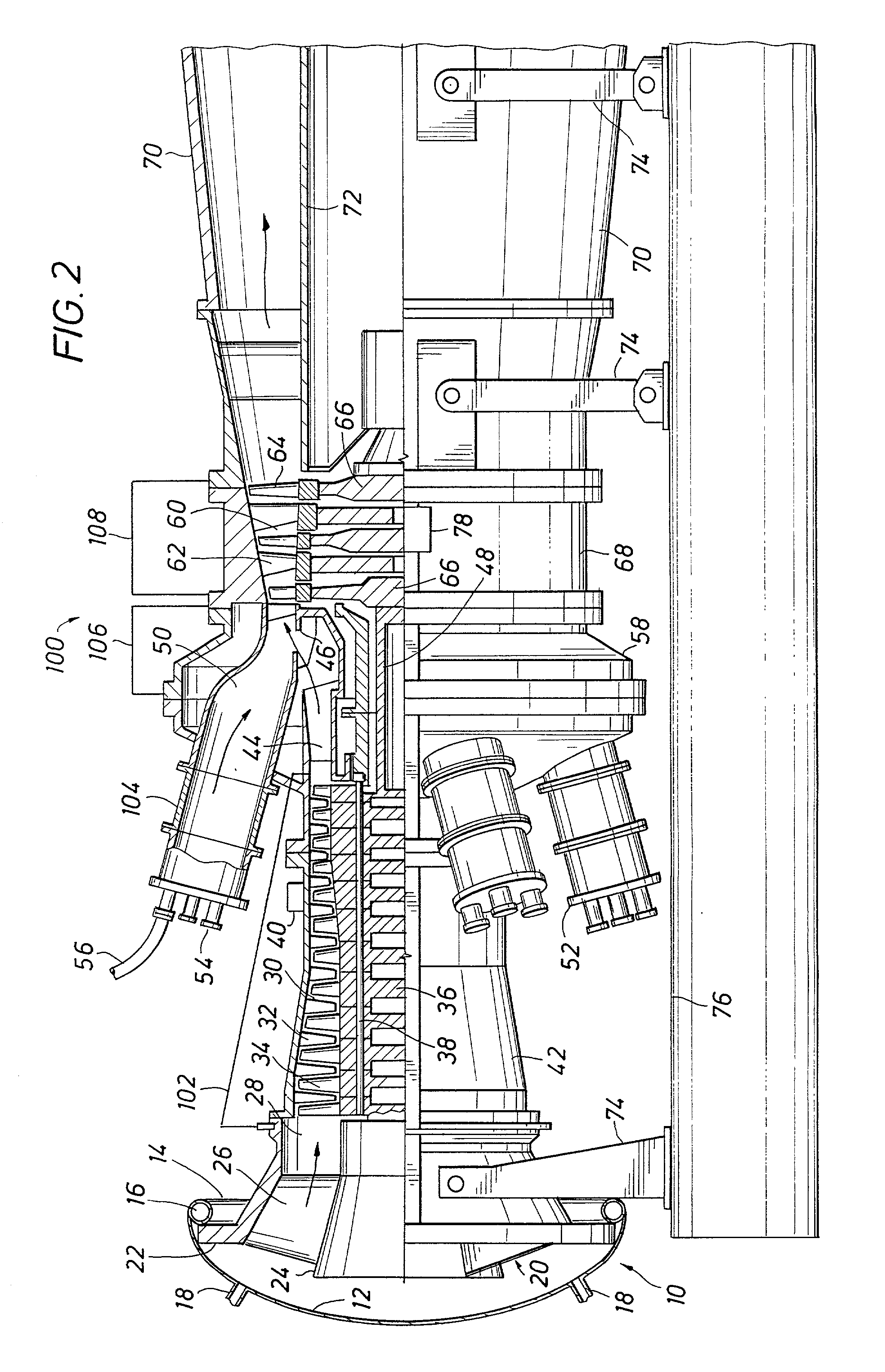 Forced mist cleaning of combustion turbines