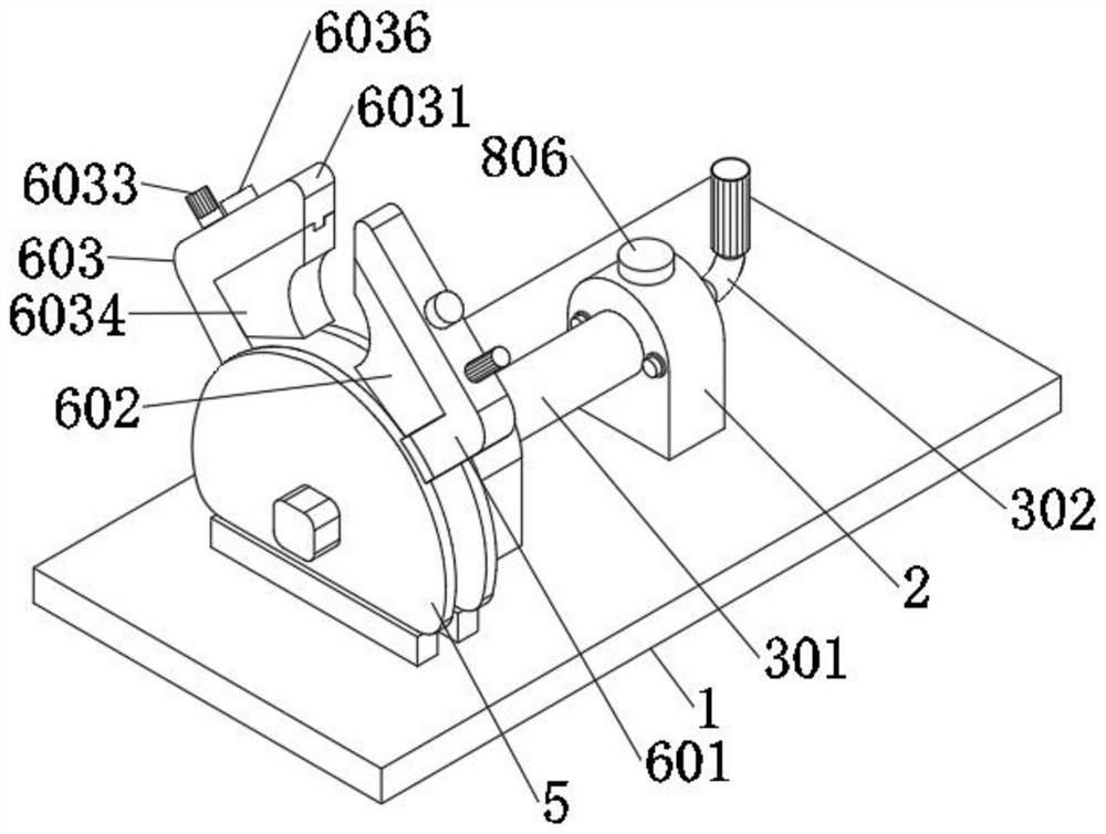 A multi-key groove positioning and processing fixture for the axle of a belt-type roasting machine