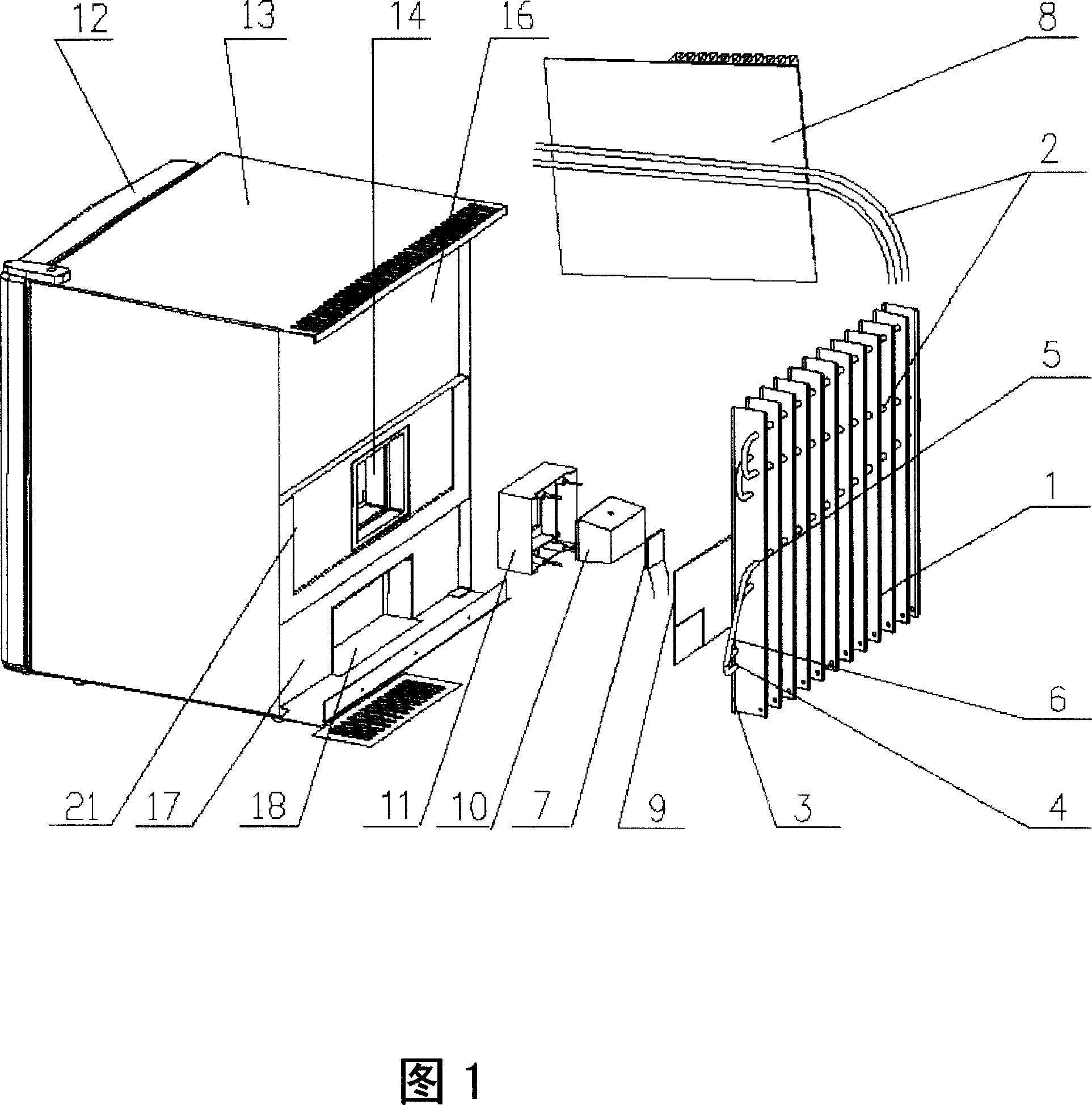 Semiconductor refrigerator for sleeping room