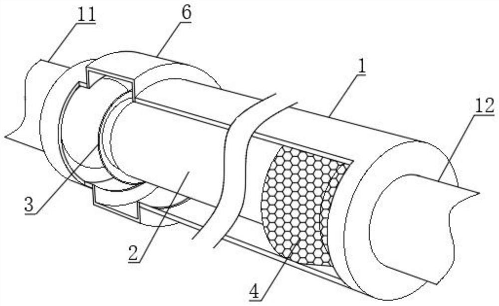 Backflow elastic striking type self-cleaning flue gas heat exchange tube