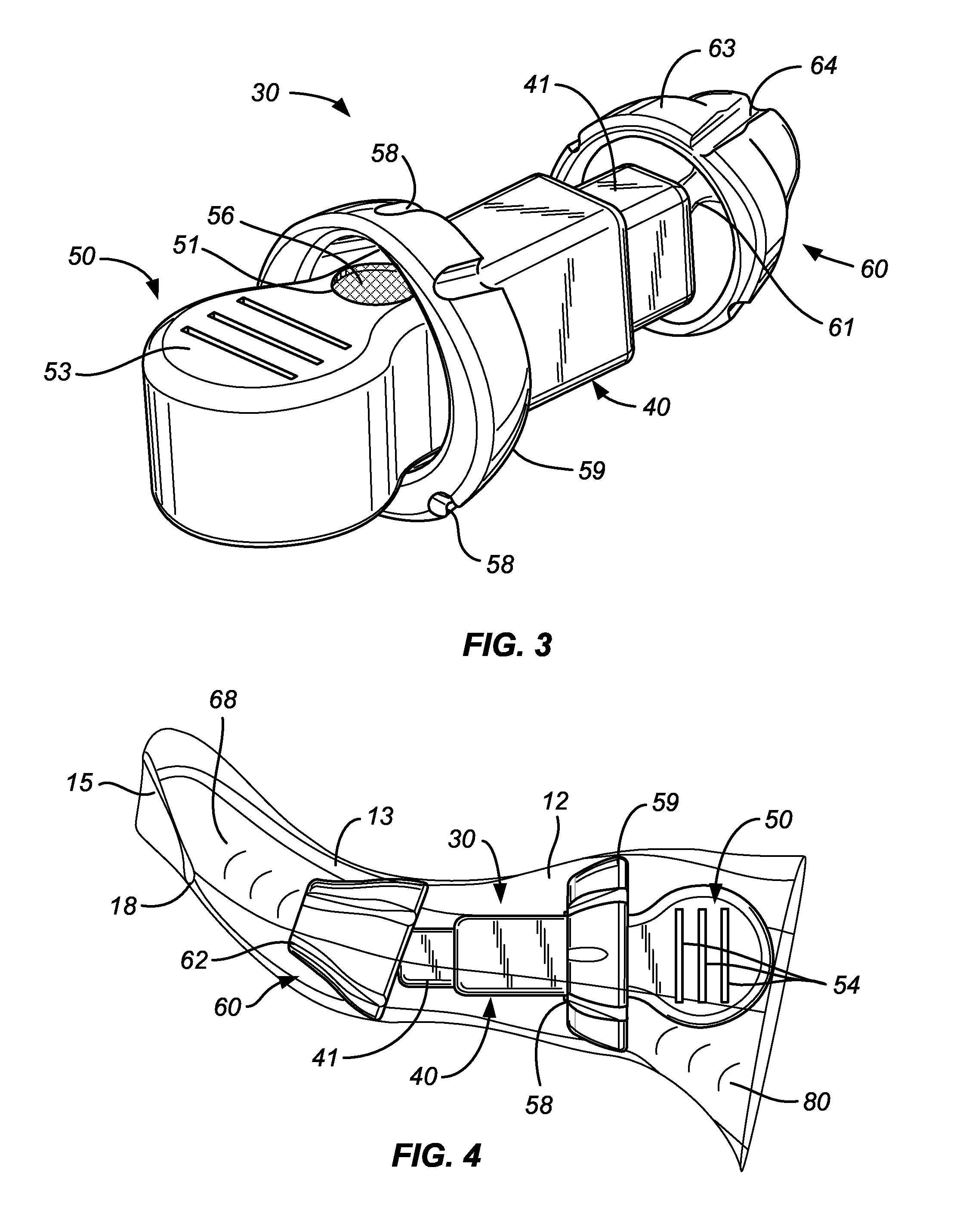 Canal hearing device with disposable battery module