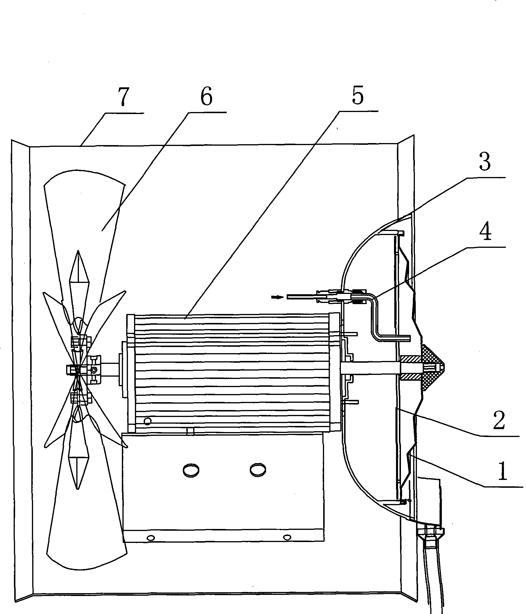 Centrifugation humidifier water diversion apparatus and the centrifugation humidifier