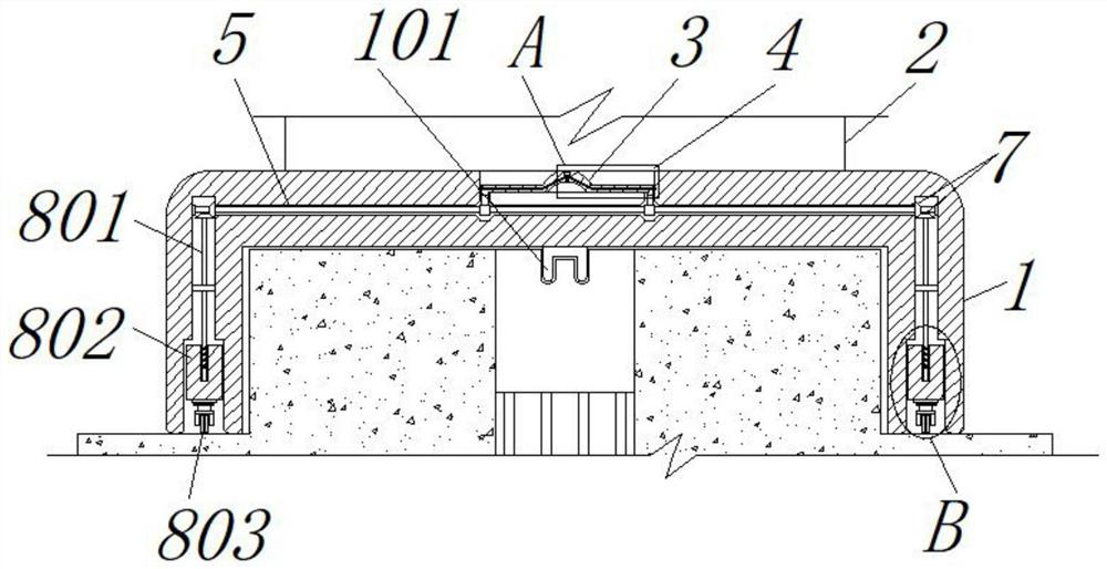 Movable electric vehicle charging pile for new energy electric vehicle