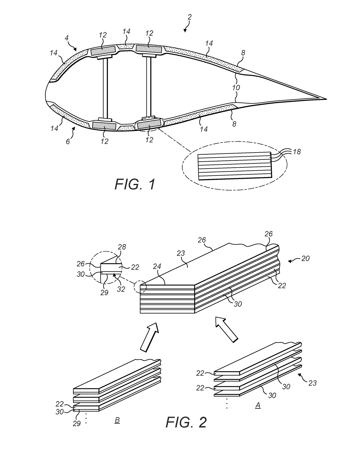 Improvements relating to reinforcing structures for wind turbine blades