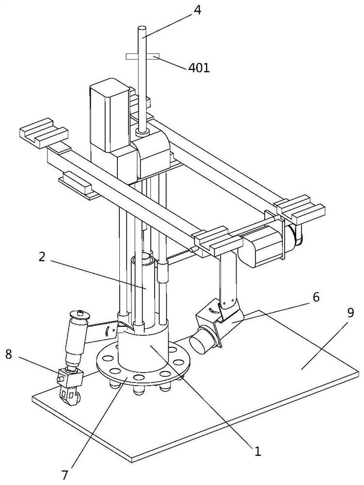 Rapid forming device for ultra-high-molecular-weight polymer