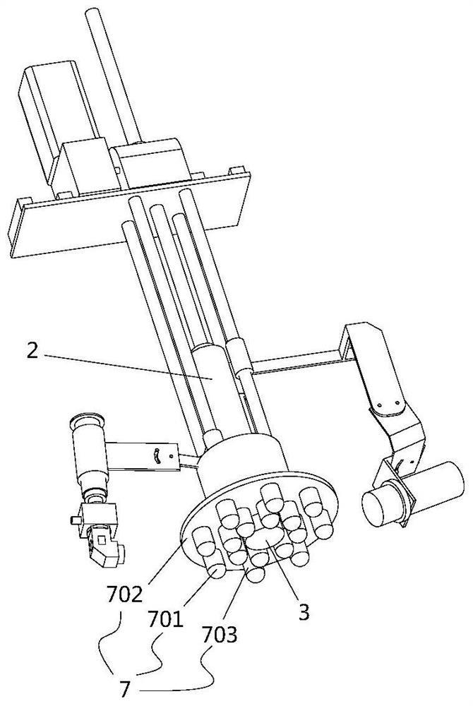 Rapid forming device for ultra-high-molecular-weight polymer