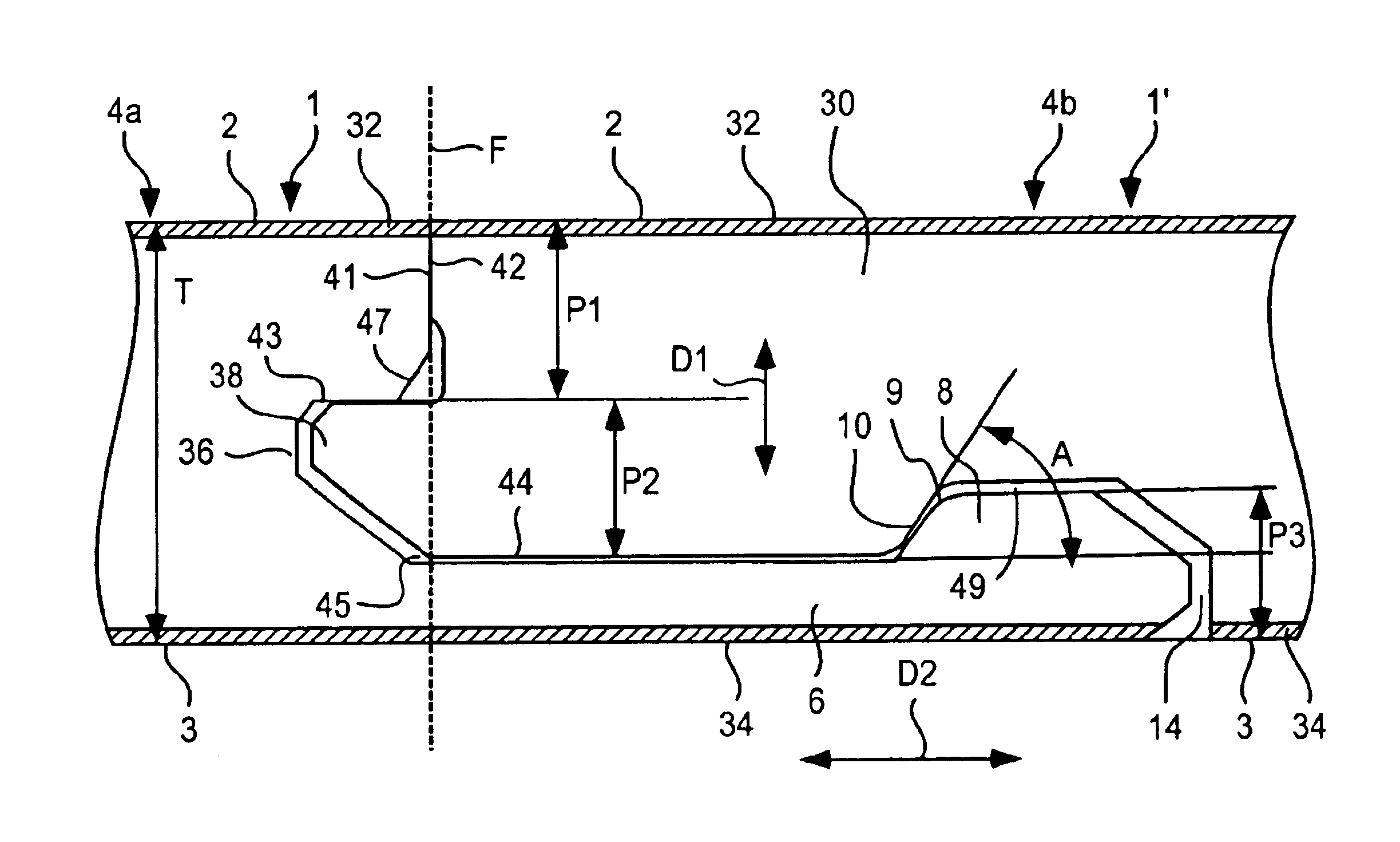 Locking system for mechanical joining of floorboards and method for production thereof