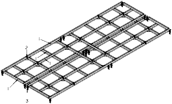 A special hanger for container ship hanging box test and container stacking test and its use method