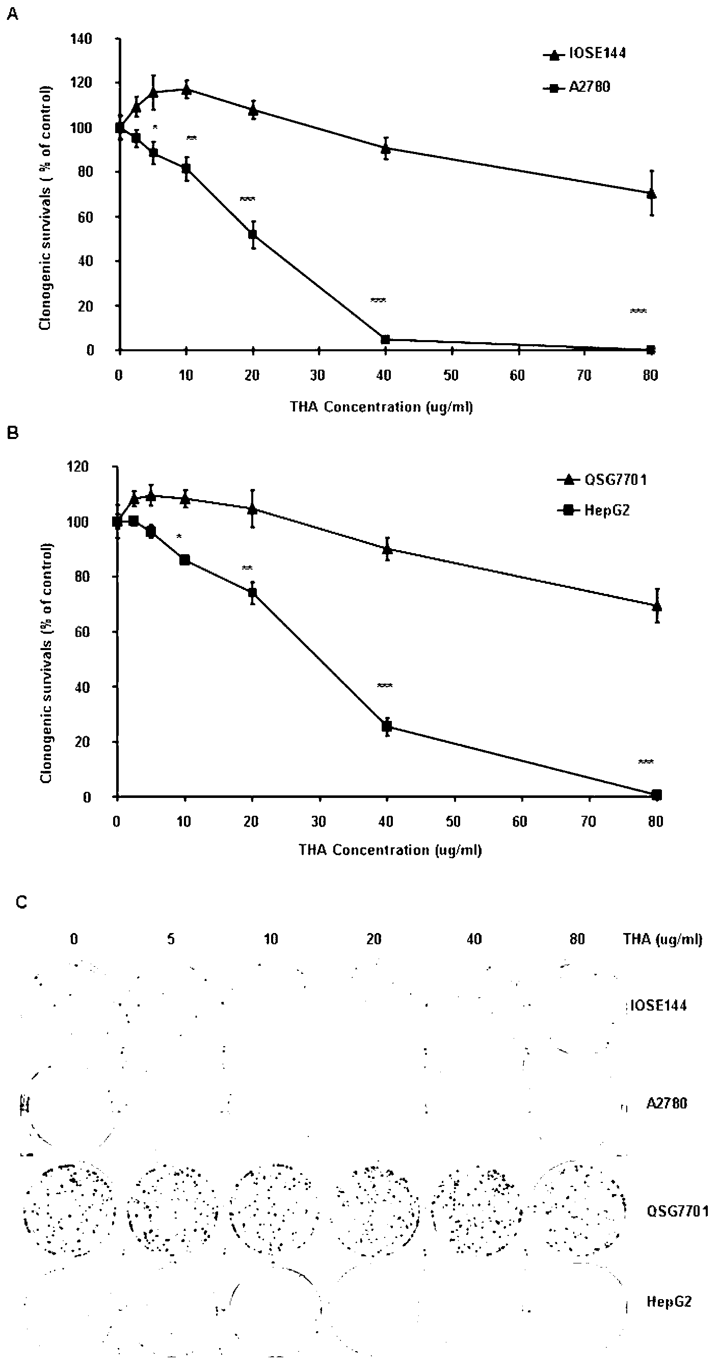 Antineoplastic pentacyclic triterpenoid and extraction method thereof