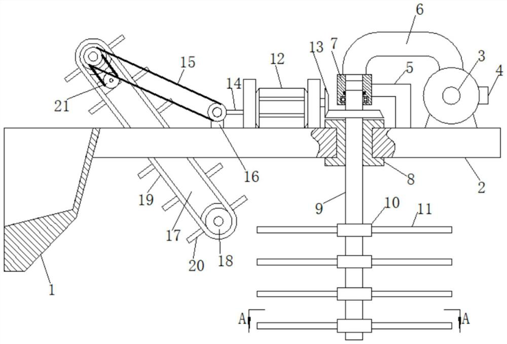 Underwater plant collecting device for unmanned salvage ship and using method thereof