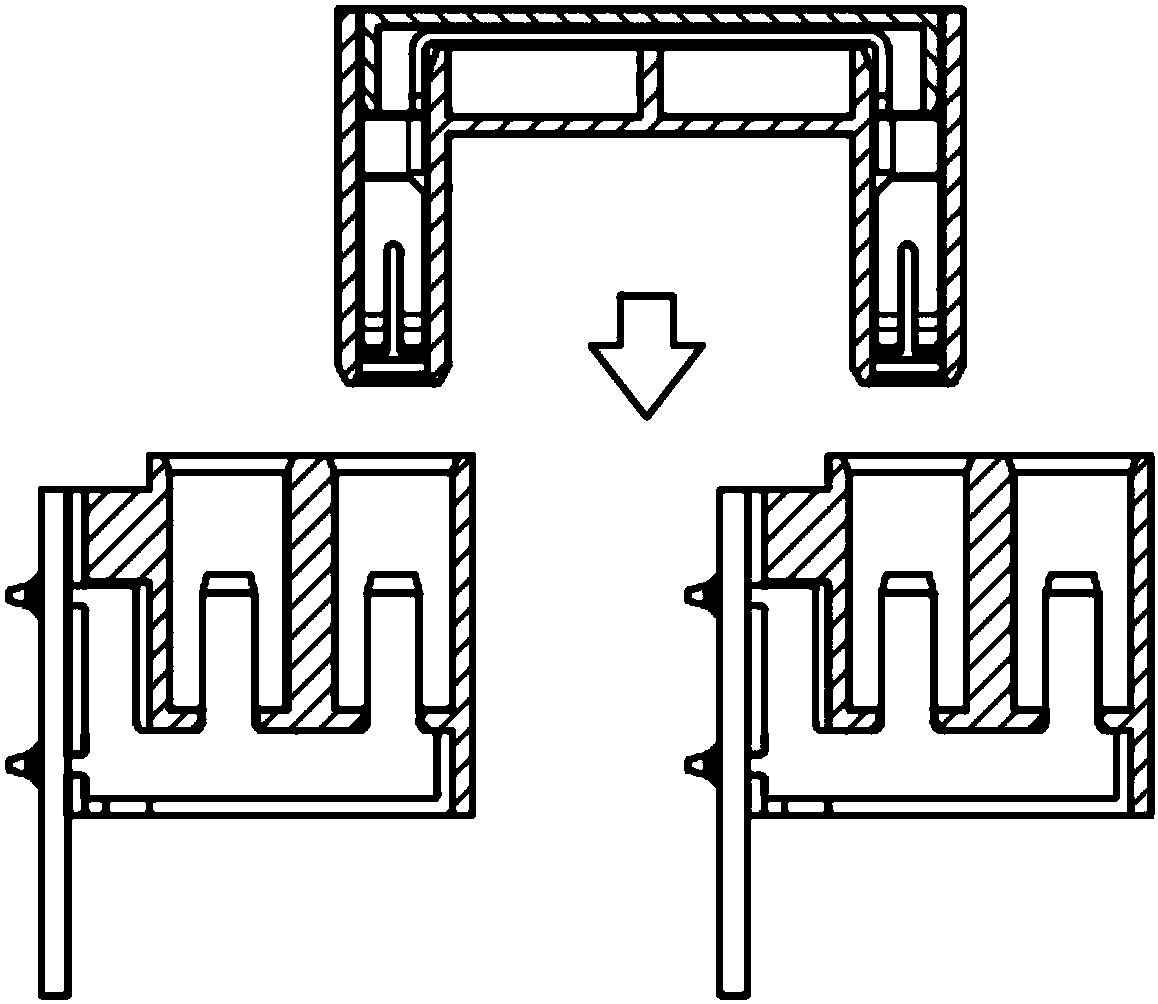 Adaptive serial plug electrical connector