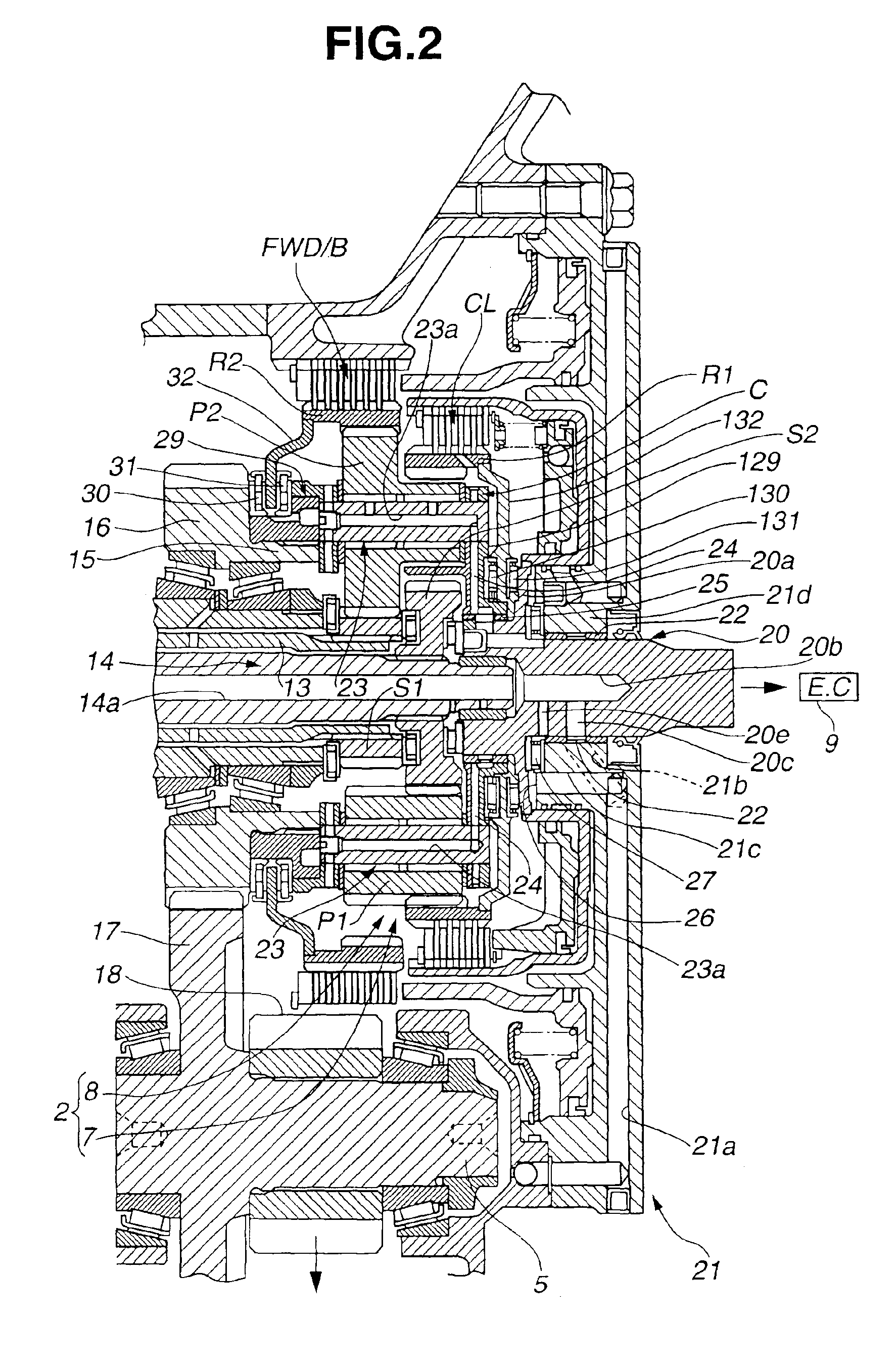 Lubricating device for automatic power transmission