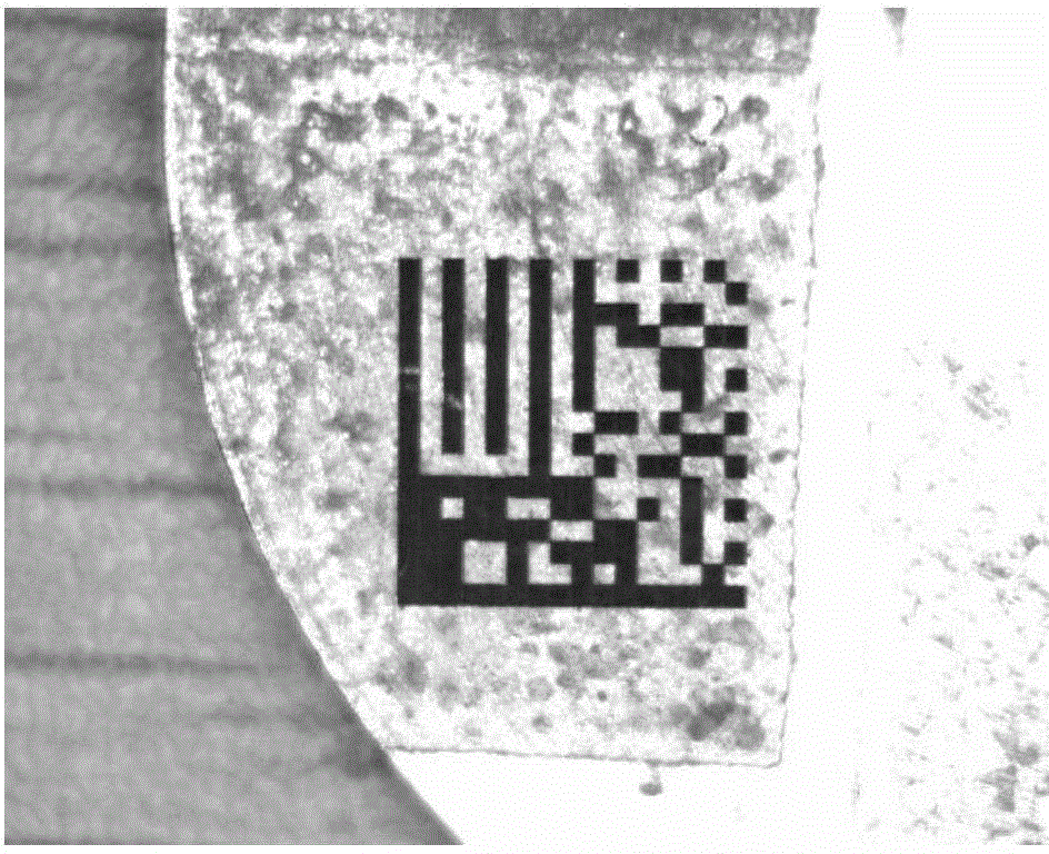 Laser marking method for increasing salt spray corrosion resistance of two-dimension codes on surface of aluminum alloy