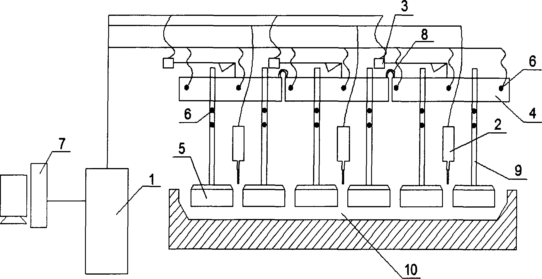 Aluminum electrolysis cell region control system and method