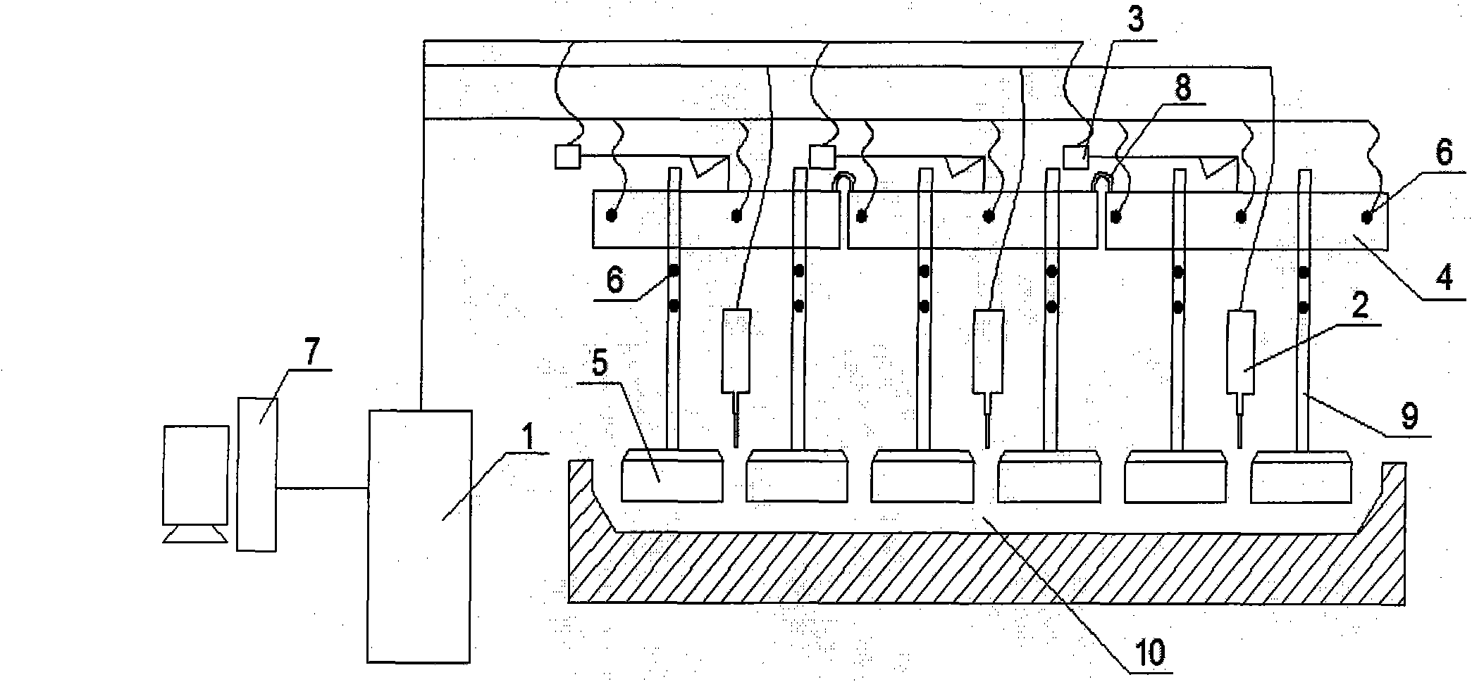 Aluminum electrolysis cell region control system and method