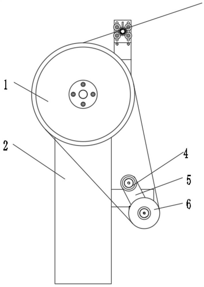 Pre-bending radius automatic control and adjustment device of bead ring processing machine tool